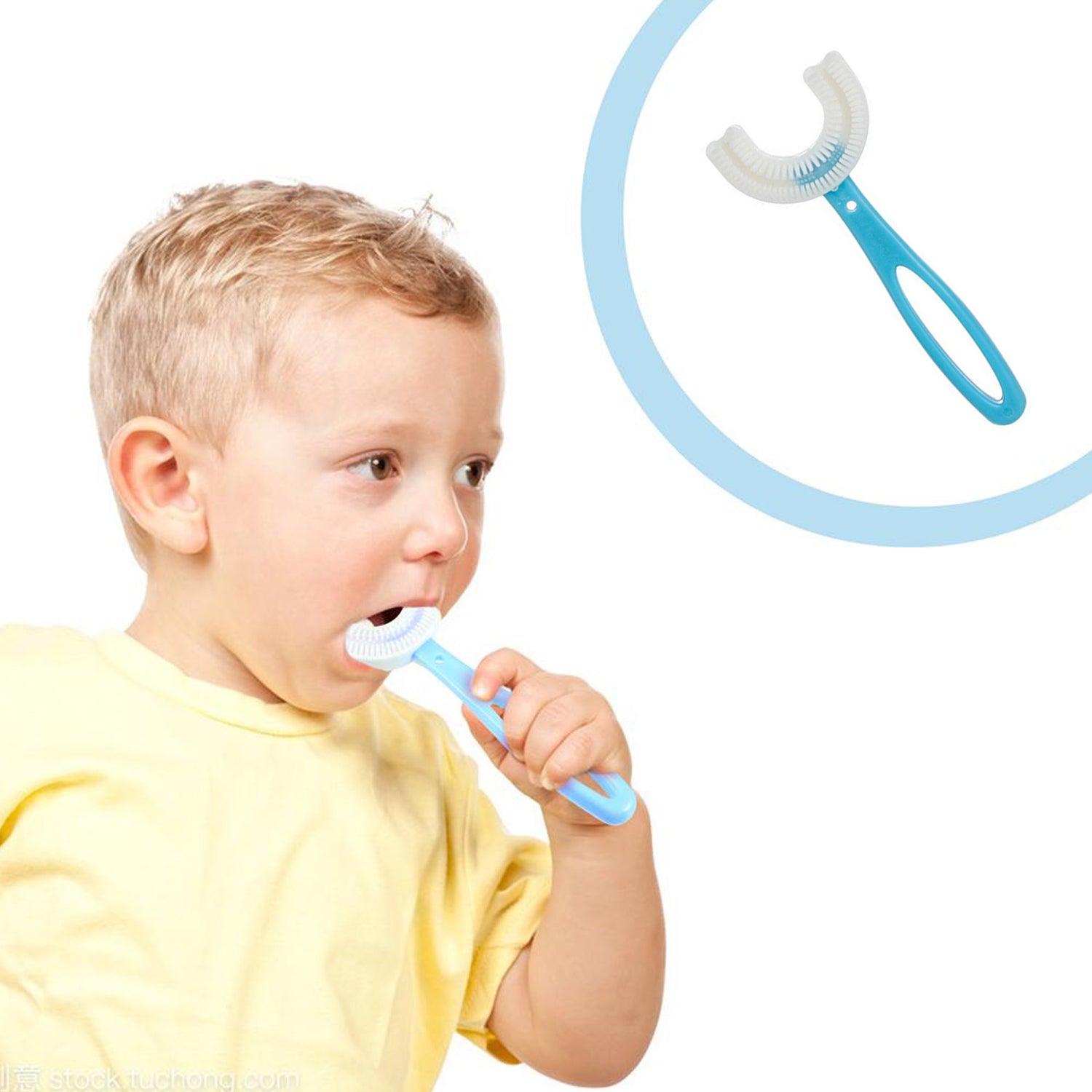 4773 Kids U Shaped Large Tooth Brush used in all kinds of household bathroom places for washing teeth of kids, toddlers and children’s easily and comfortably. 4773 Kids U Shaped Large Tooth Brush used in all kinds of household bathroom places for washing teeth of kids, toddlers and children’s easily and comfortably.